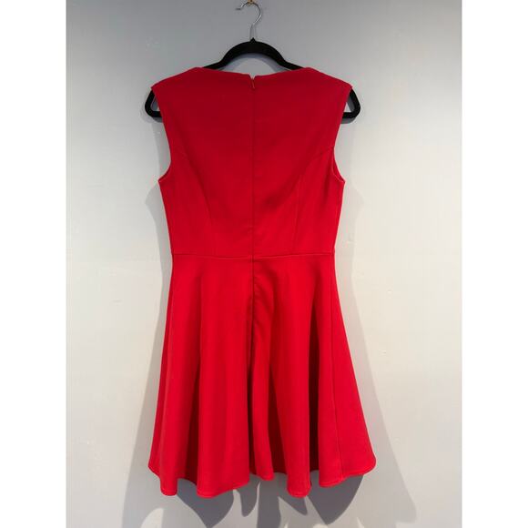French Connection Classic Red Fit & Flare Dress – Size 8 - Picture 3 of 5